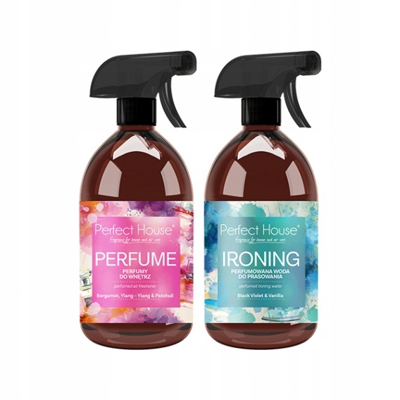 PERFECT HOUSE ZESTAW PERFUMY i WODA DO PRASOWANIA