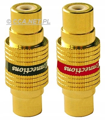 

Złącze Łącznik Rca-rca Gn-gn (1+1)