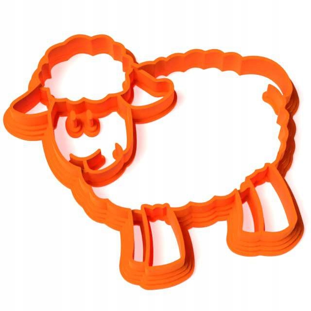 

wykrojnik Wielkanocny Baranek cookie cutter muffin