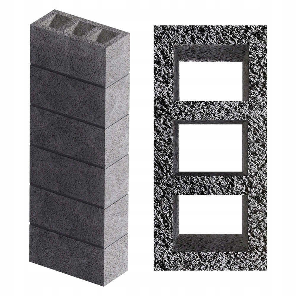 Ventilační komín 8 m W3 52x24x24 komínový systém ventilace gar 3 kanály