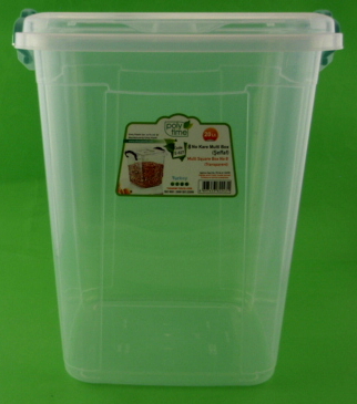 POJEMNIK PLASTIKOWY Z POKRYWKĄ 20 LITRÓW PUDEŁKO Marka inna