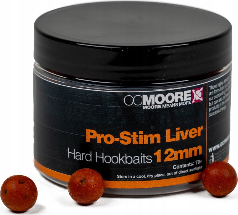 Kulki Ccmoore Pro-Stim Liver Hard Hookbaits 12mm