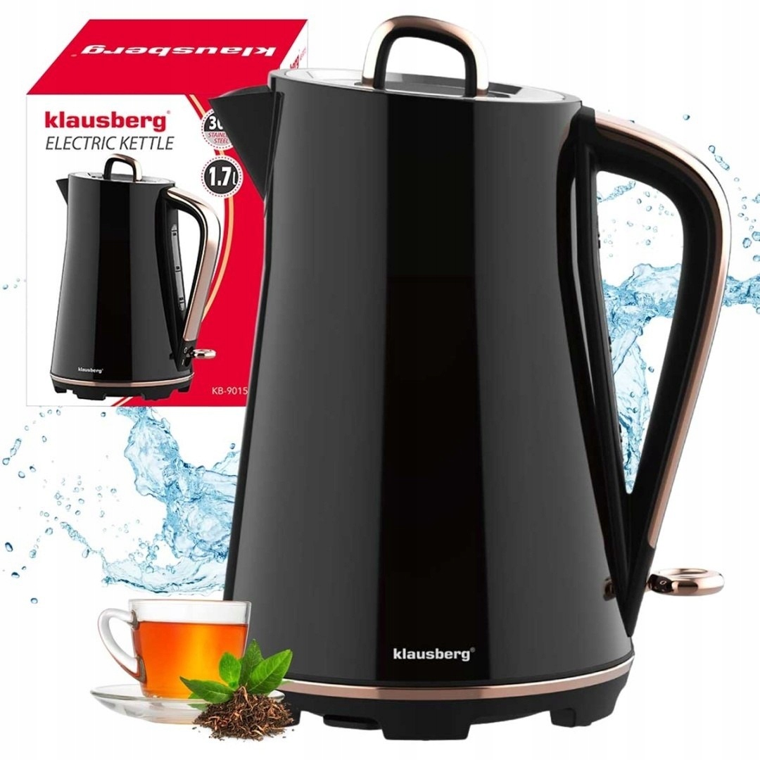 Elektrická Konvice 1,7 L Klausberg KB-9015 Černá