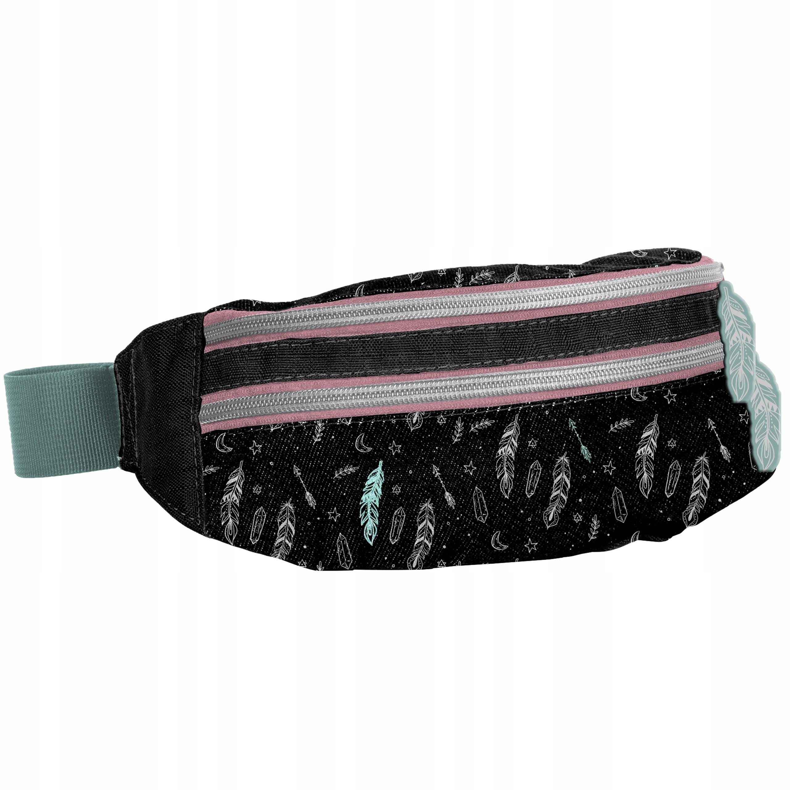 NERKA SASZETKA TORBA NA PAS Z PIÓRKAMI BIODRÓWKA PIÓRA Marka Paso