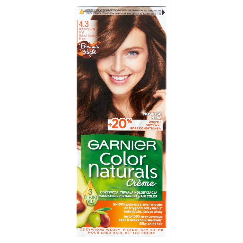 

Farba do włosów Garnier Color Złoty Brąz 4.3