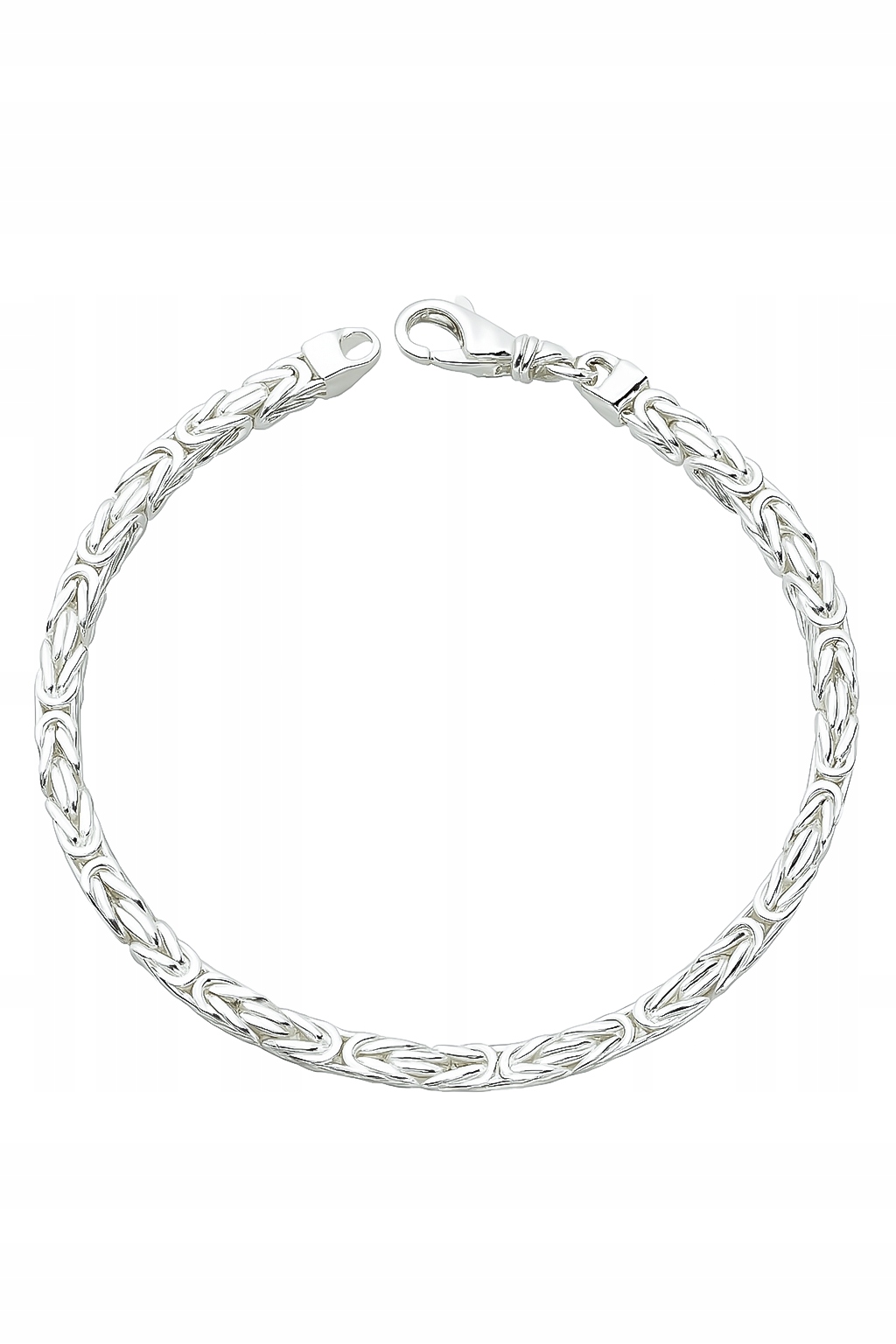 Stříbrný náramek s byzantskou královskou vazbou