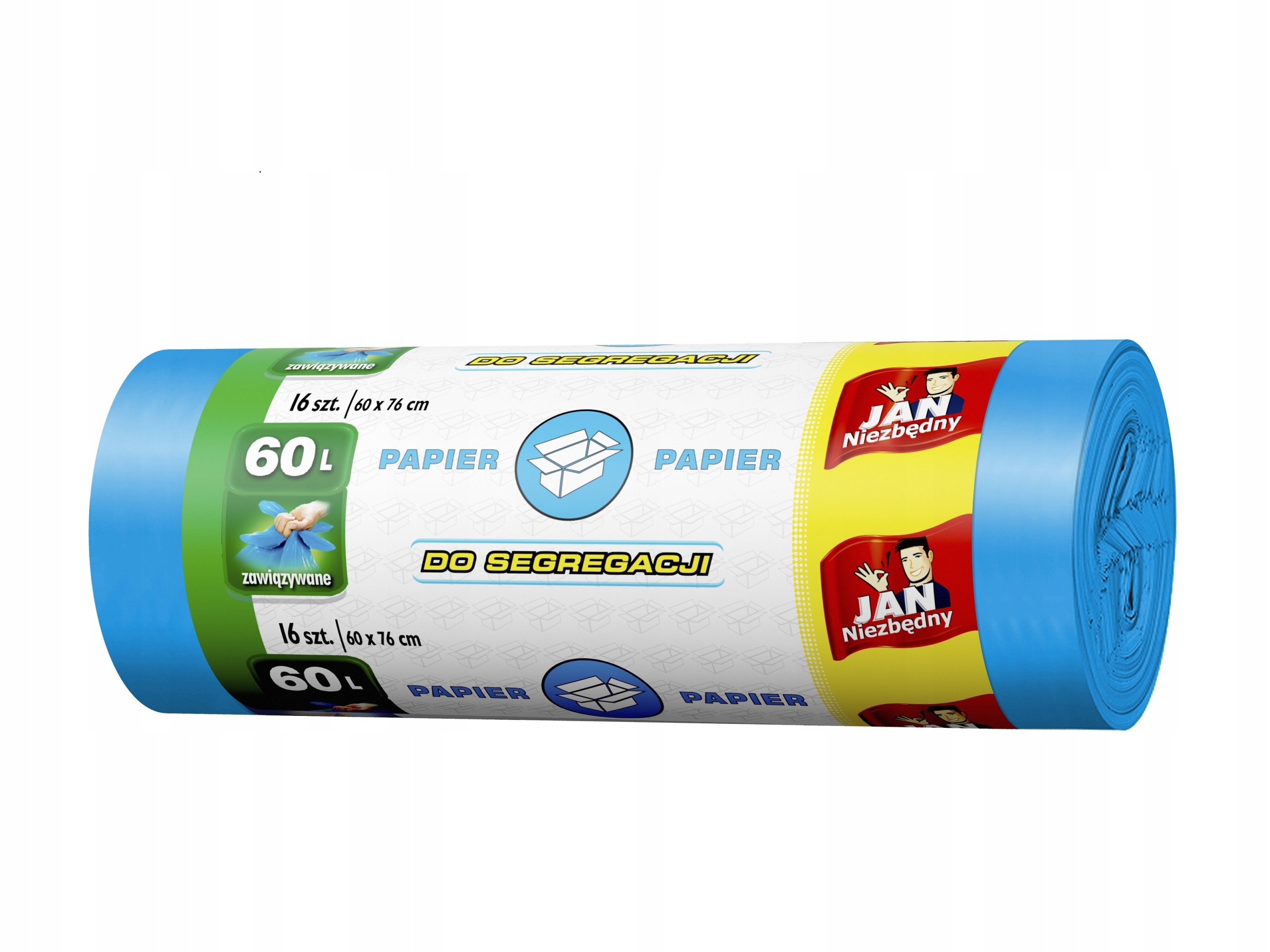 

Sar Jan Nz Worki do segre.niebieskie 60l.16szt.
