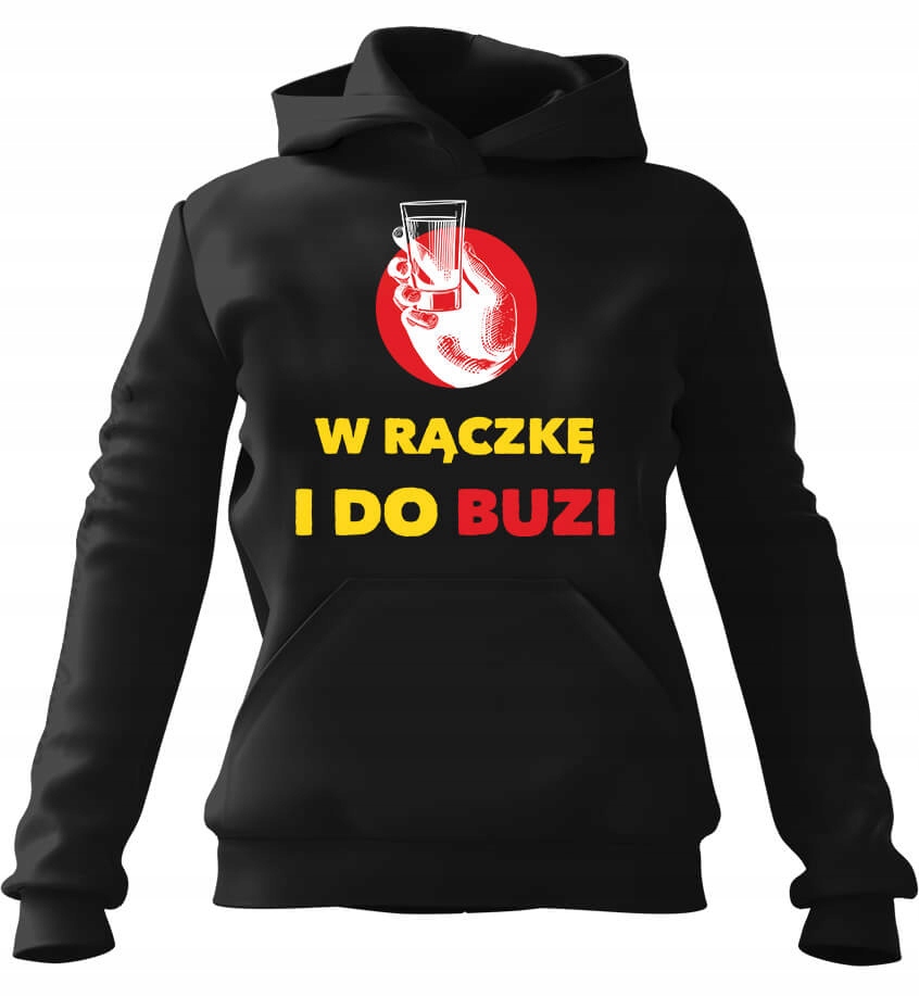 pánská mikina s kapucí S ručičkou a do pusy Černá 2XL Pro něho chlapa manžela