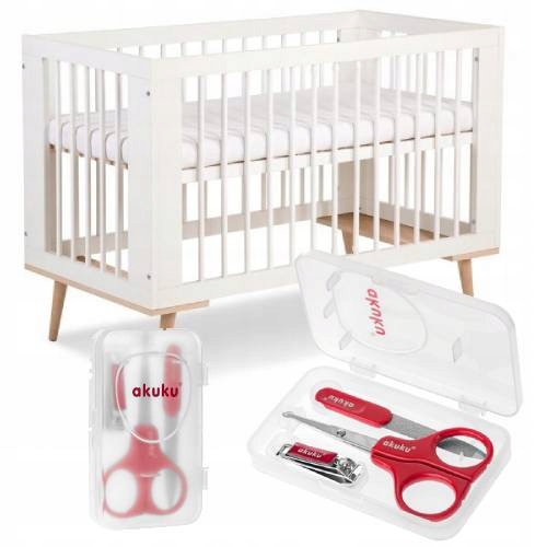 ŁÓŻECZKO DZIECIĘCE SOFIE BIAŁE NIEMOWLĘCE ZESTAW