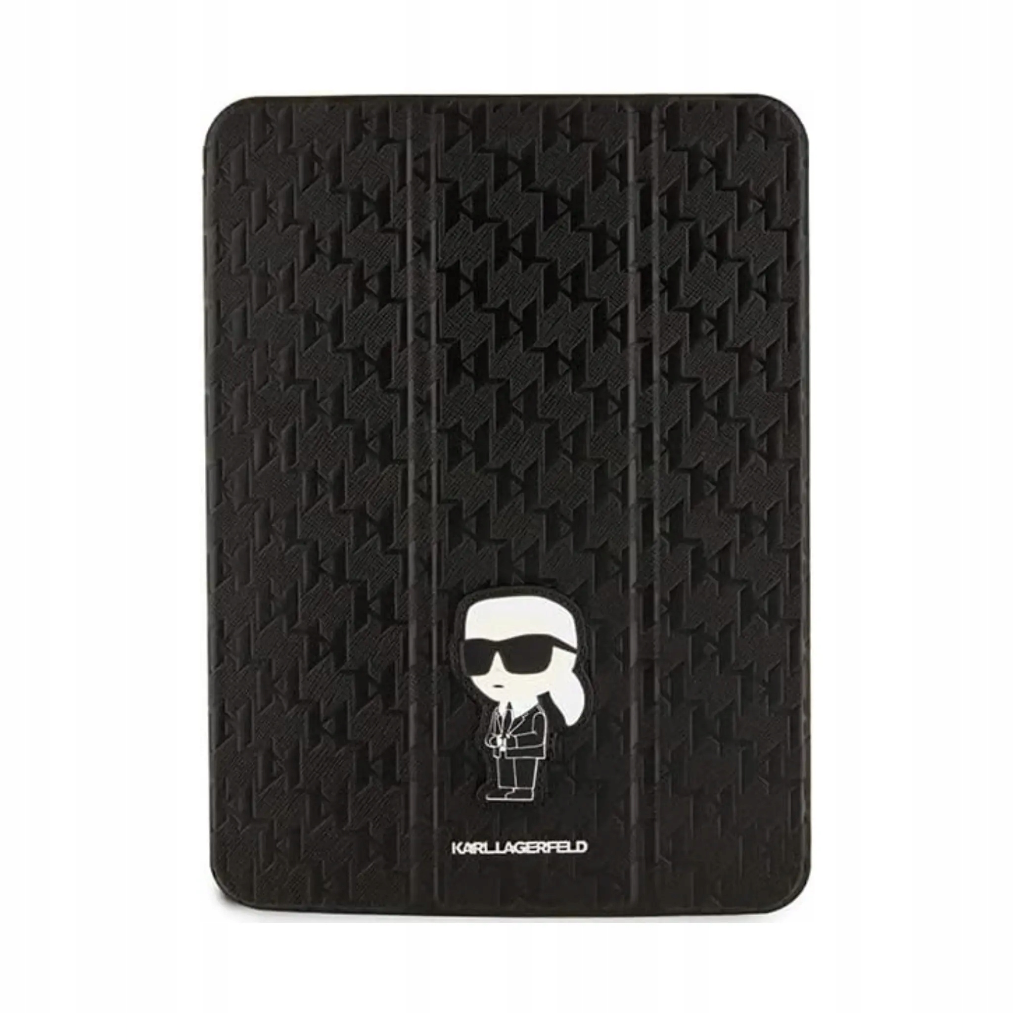 Karl Lagerfeld Saffiano Monogram Icon Etui, czarny iPad 10,9