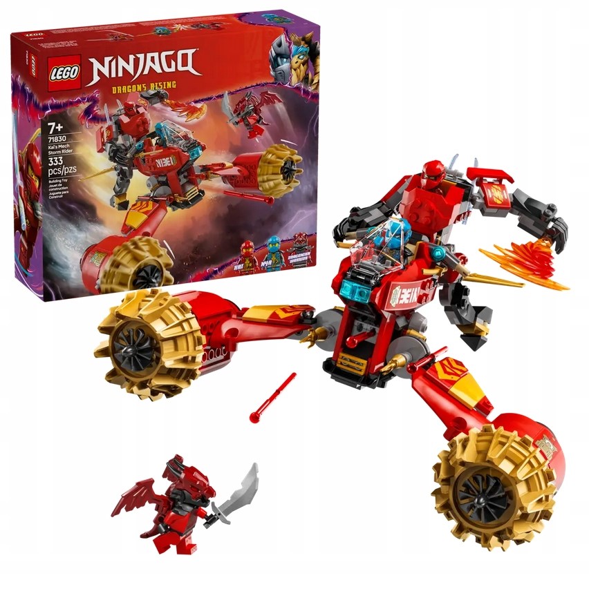 Lego 71830 Ninjago Bouřkový jezdec-mech Kaia