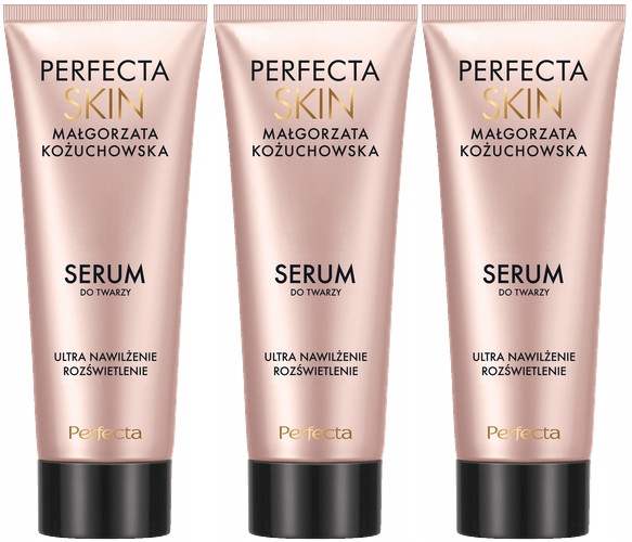 3 x Perfecta Skin Serum 30+/40+ Peptidy Intenzivní hydratace Prebiotika