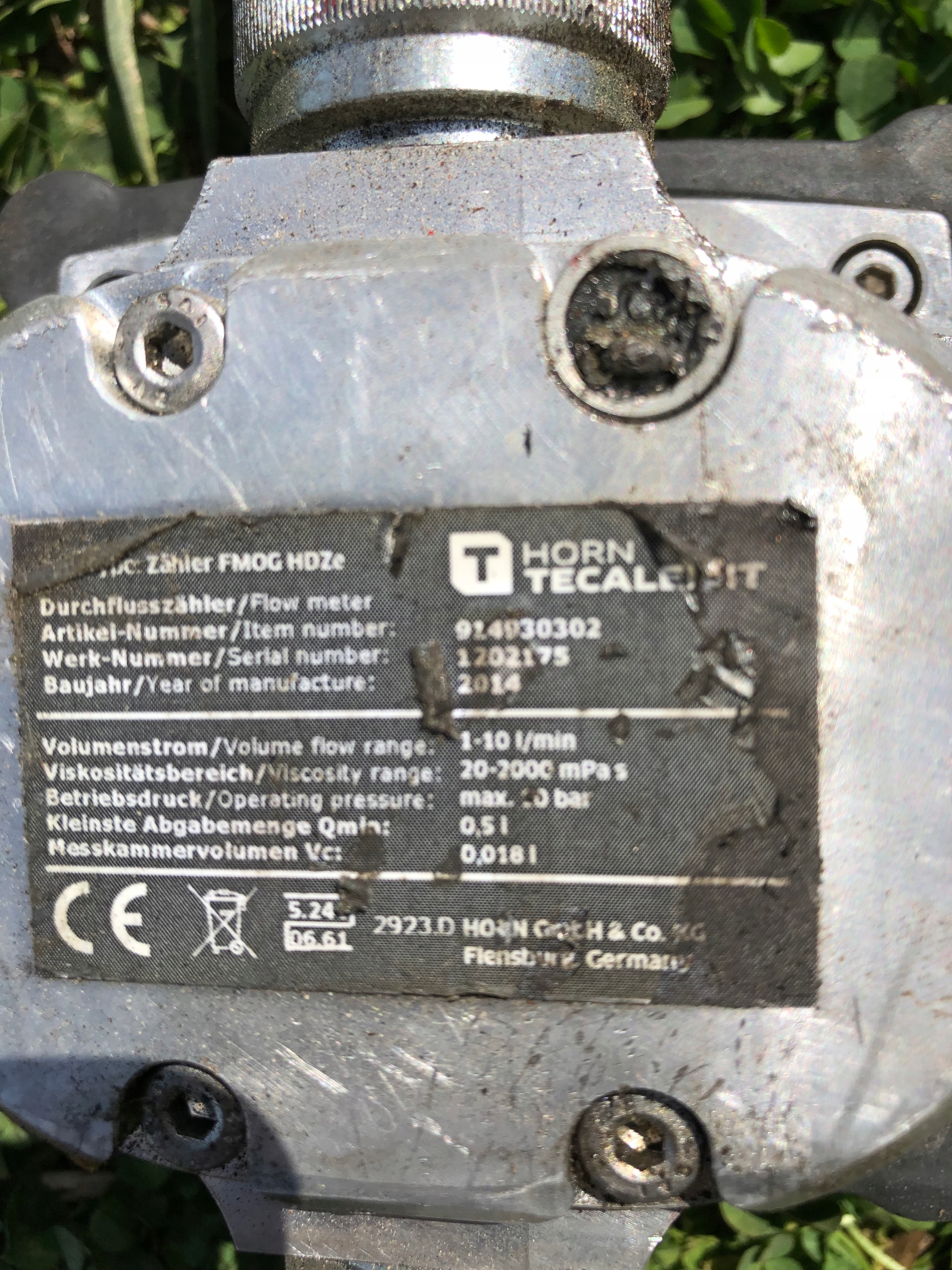 PISTOLET PRZEPLYWU PALIWA HORN TECALEMIT 914930302 Weight with packaging 1 kg