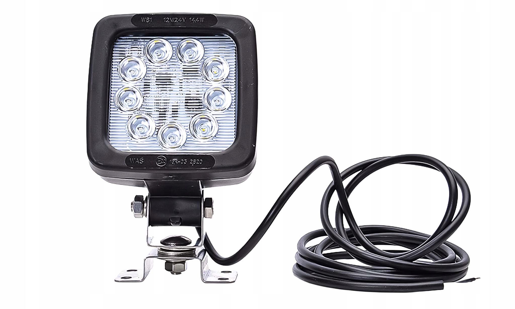 Pracovní lampa čtvercová s 9 Led diodami W81/684