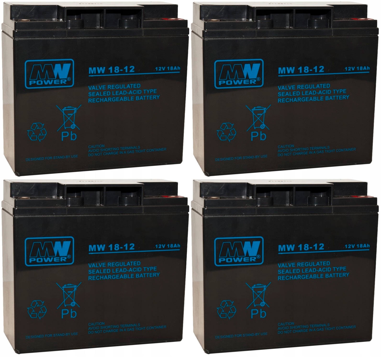 APCRBC11 RBC 11 #11 ZESTAW AKUMULATORÓW PAKIET BATERII UPS APC 4x MW 18-12