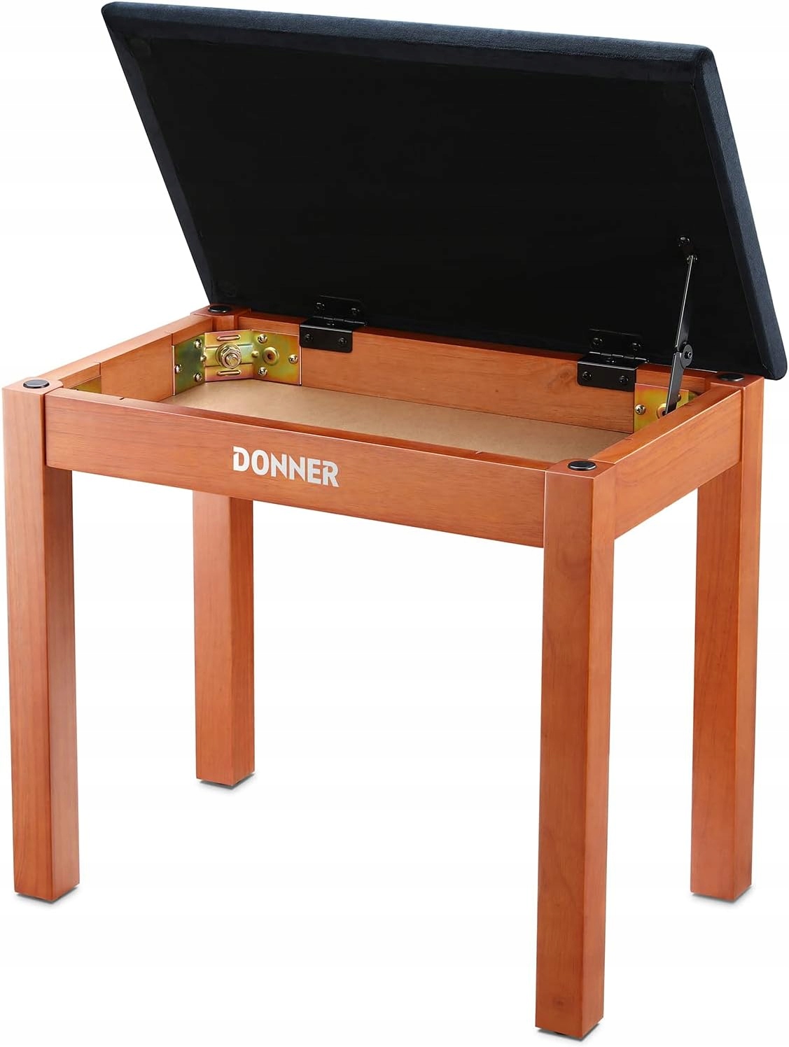 Donner – Klavírní lavice z masivního dřeva s úložným prostorem