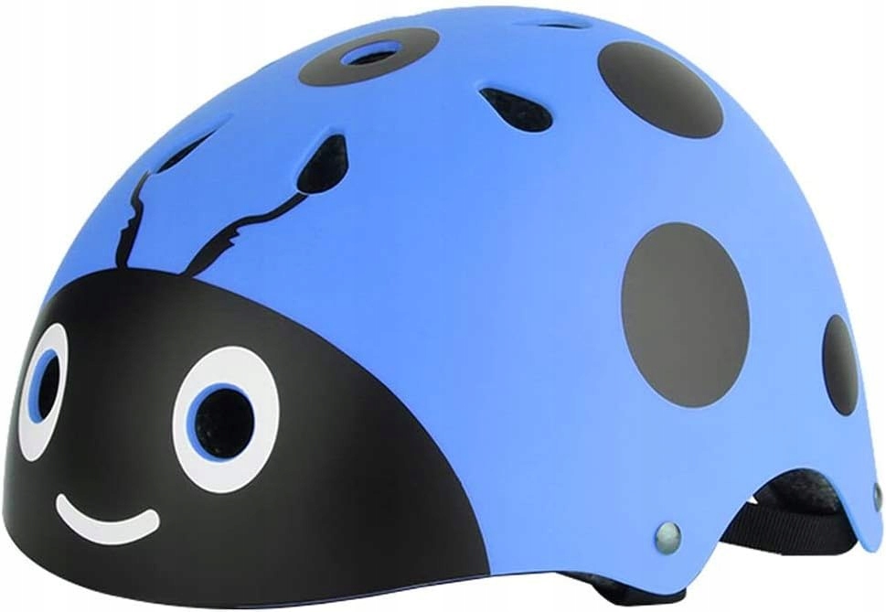 Kask rowerowy dziecięcy Gmwd Ladybird Black Blue S 50-54cm