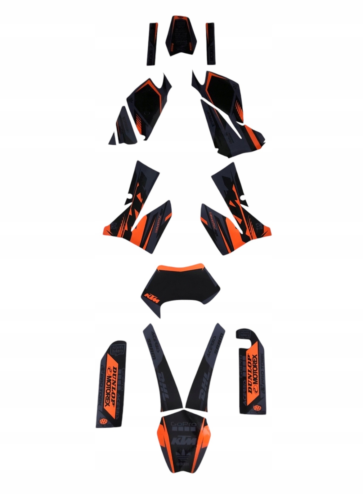 Ktm Exc Excf 05-07 Dýha Dark z Talianska Cubamoto