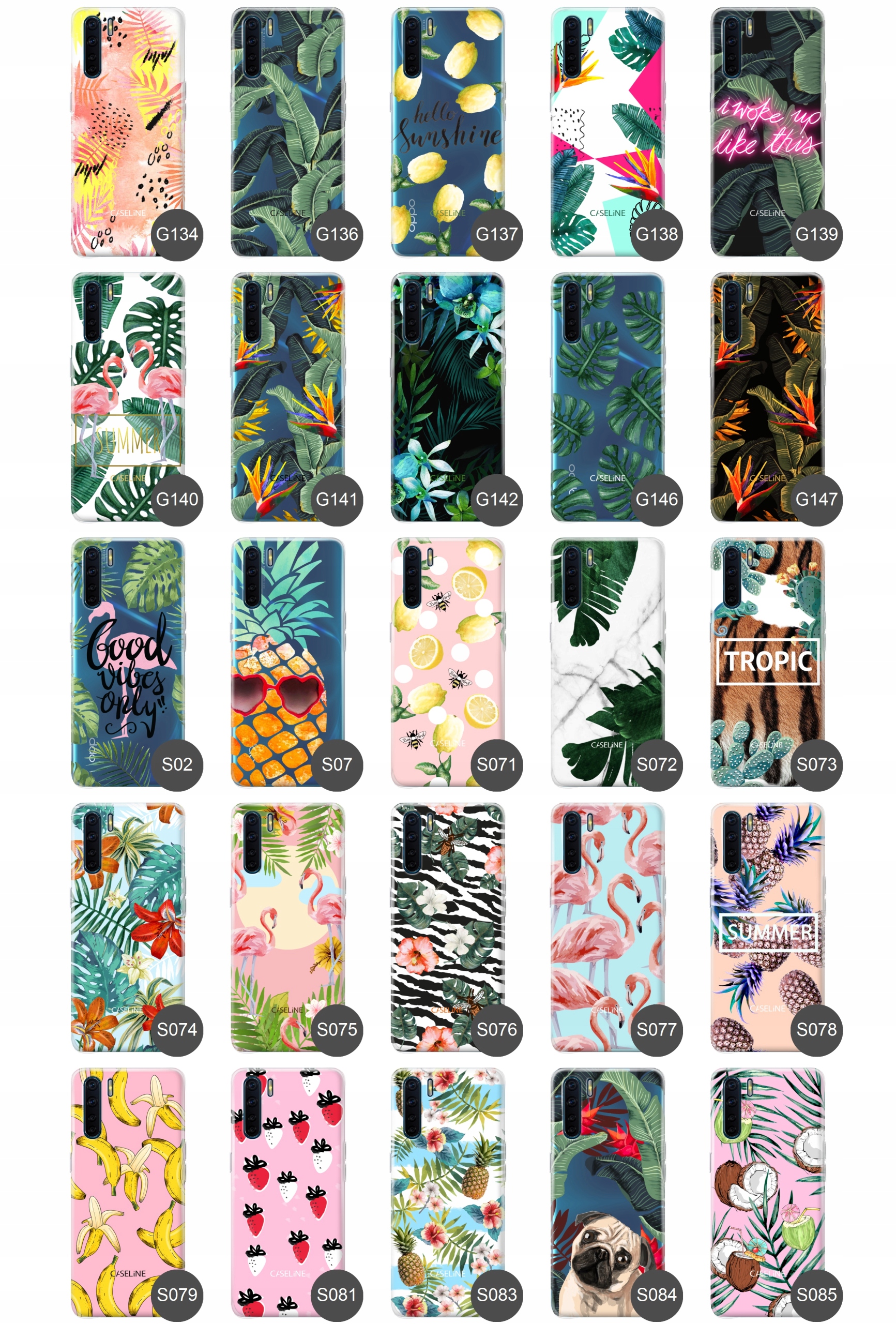 Etui do Oppo A91 case wzory guma