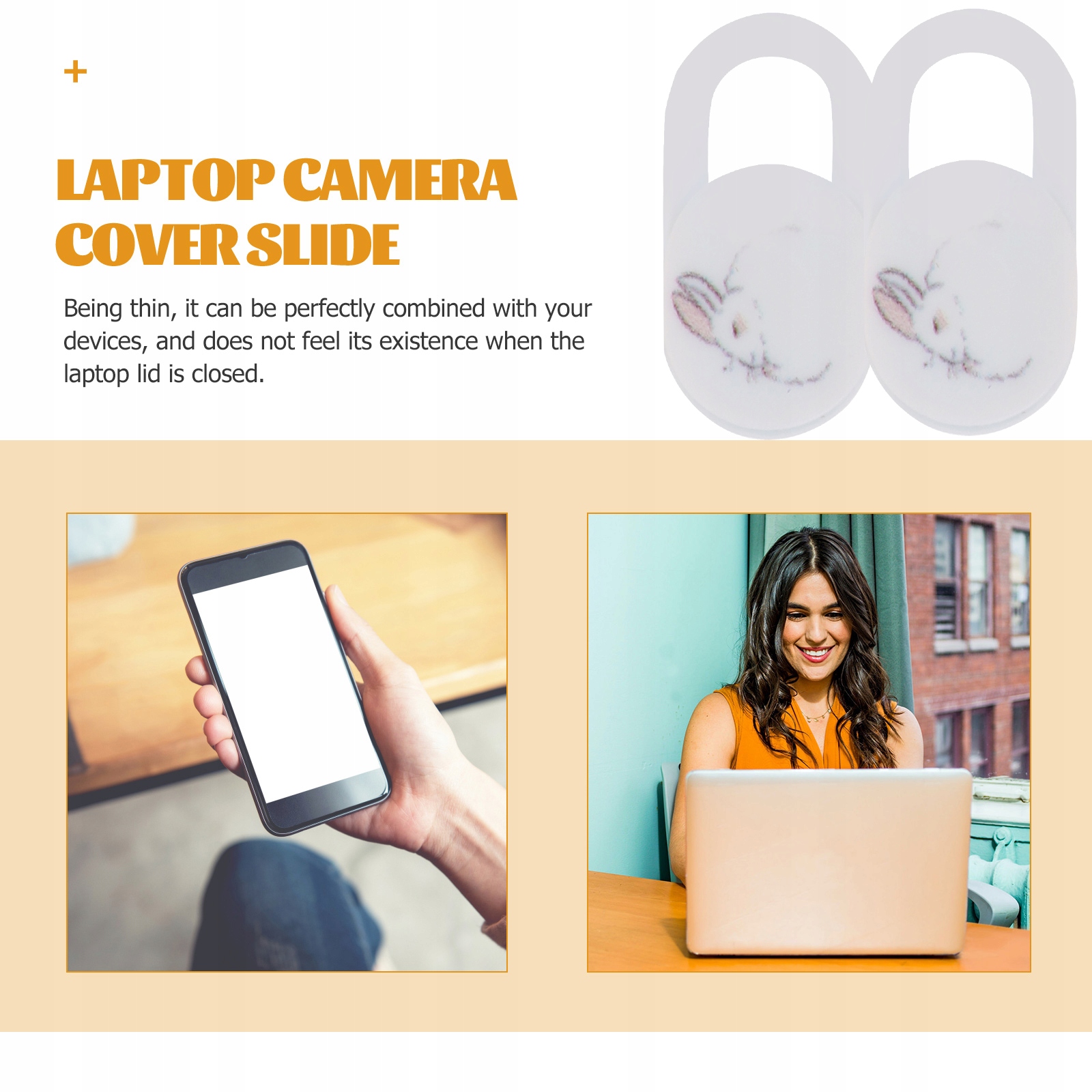 OSŁONA KAMERY INTERNETOWEJ ZAPEWNIAJĄCA PRYWATNOŚĆ KAMERY W LAPTOPIE Marka bez marki