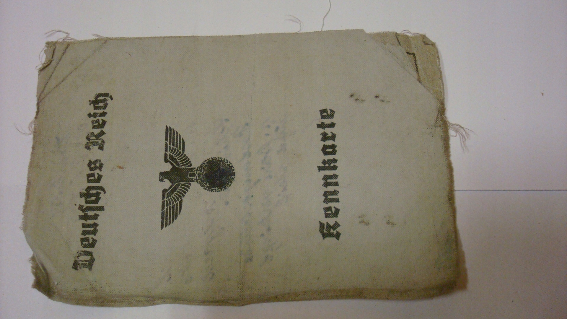 Stary dokument tożsamości III RZESZA Kennkarte 1945 r.