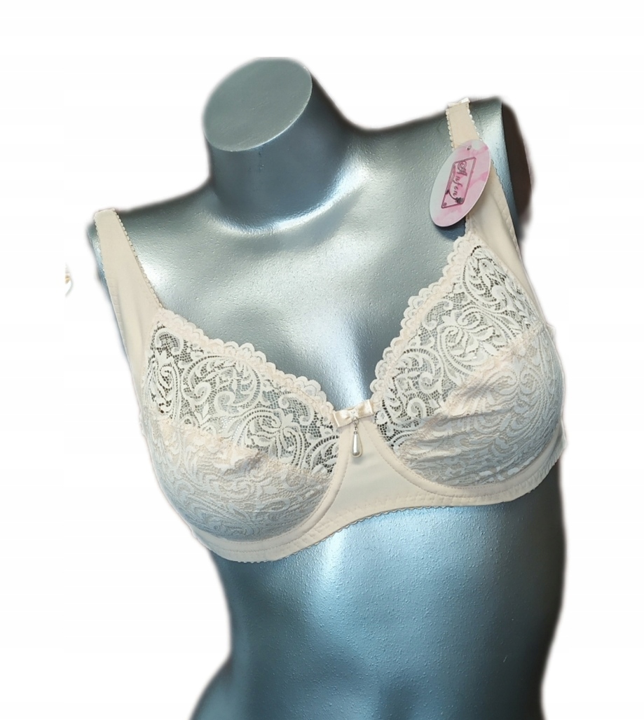 Biustonosz 95C beżowy koronka Anfen miękki Marka Anfen