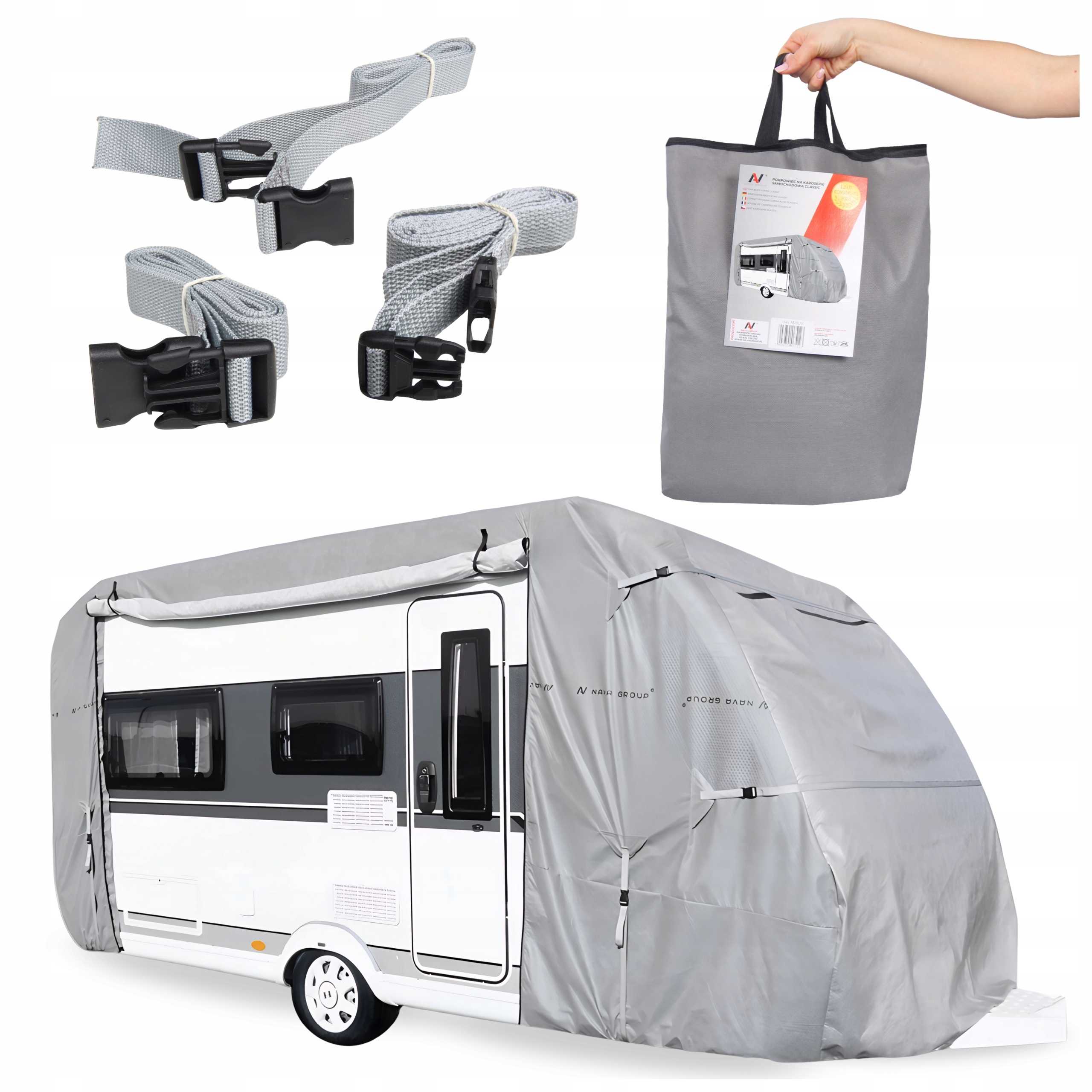 Obal na karavan 410-440 Plachta Kemping Uv 5x pás