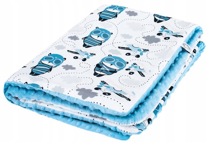 BONJOUR CHERIE KOCYK BAWEŁNIANY MINKY 75X100CM