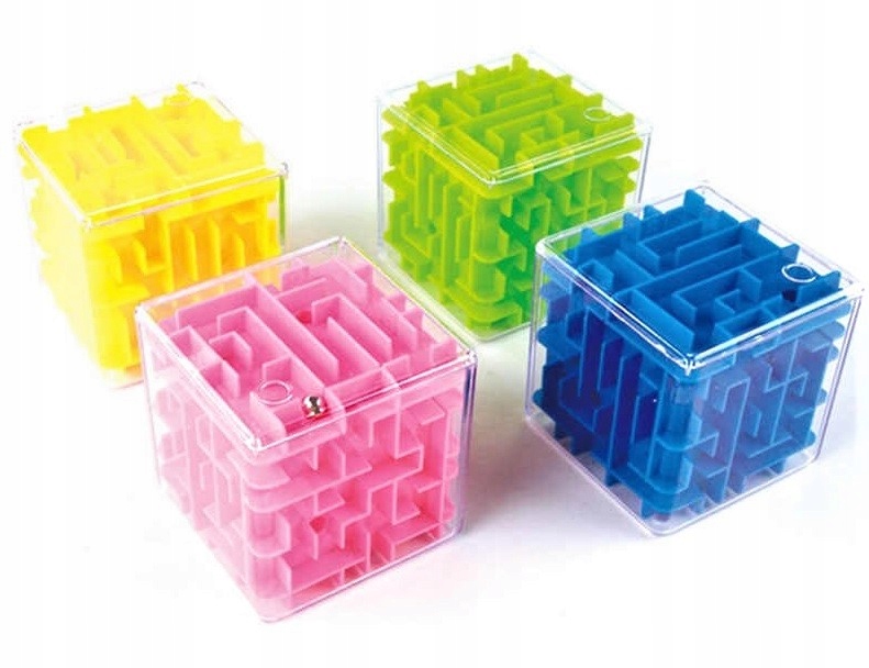 

Kostka Run Cube Układanka Logiczna Labirynt zKULKĄ