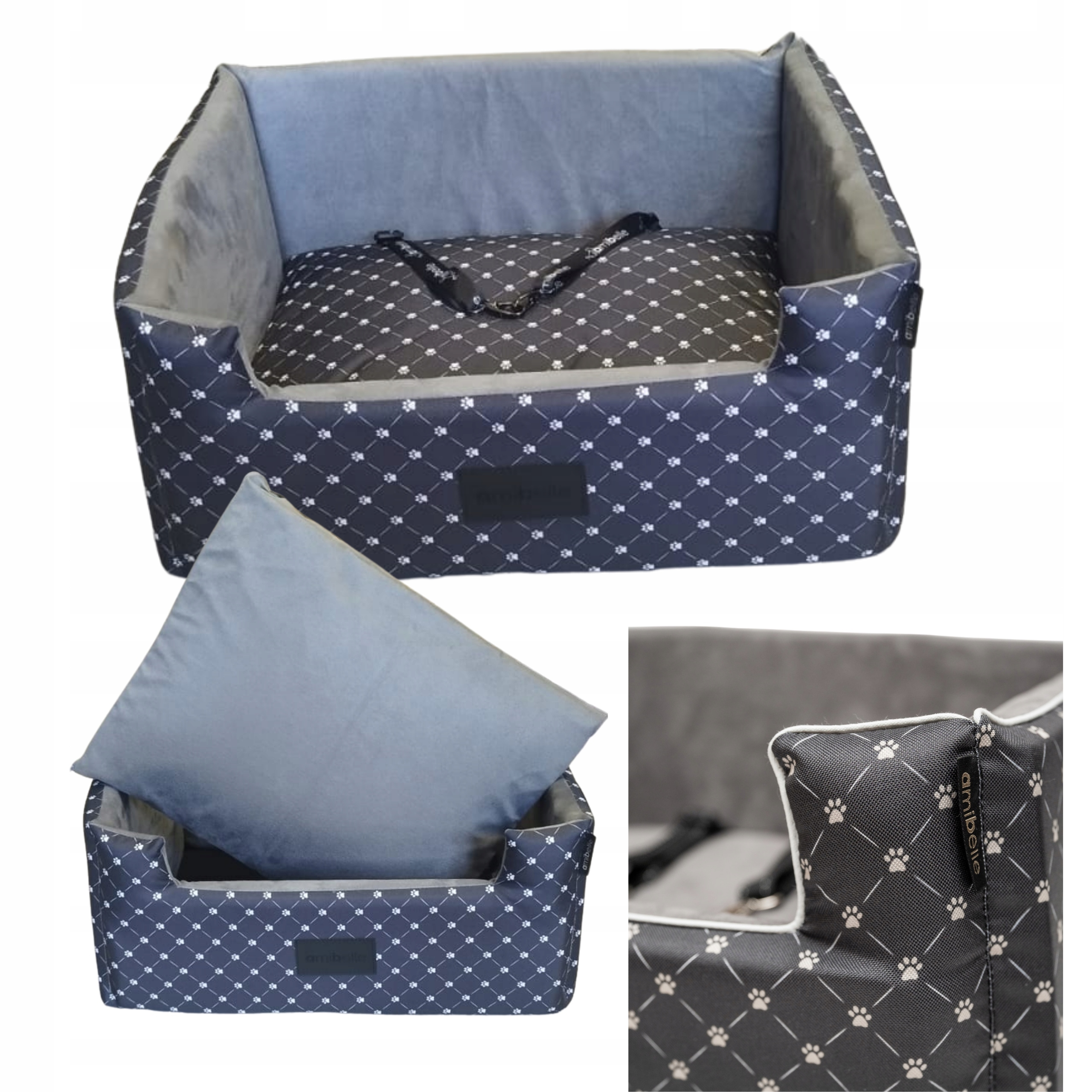 Autosedačka Pro Psa Kočku Přepravka Pelíšek Bezpečné cestování