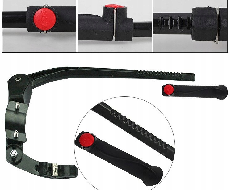 STOPKA NÓŻKA BOCZNA DO ROWERU Z TARCZAMI PODPÓRKA PODNÓŻEK 24-29 P3 Model P3