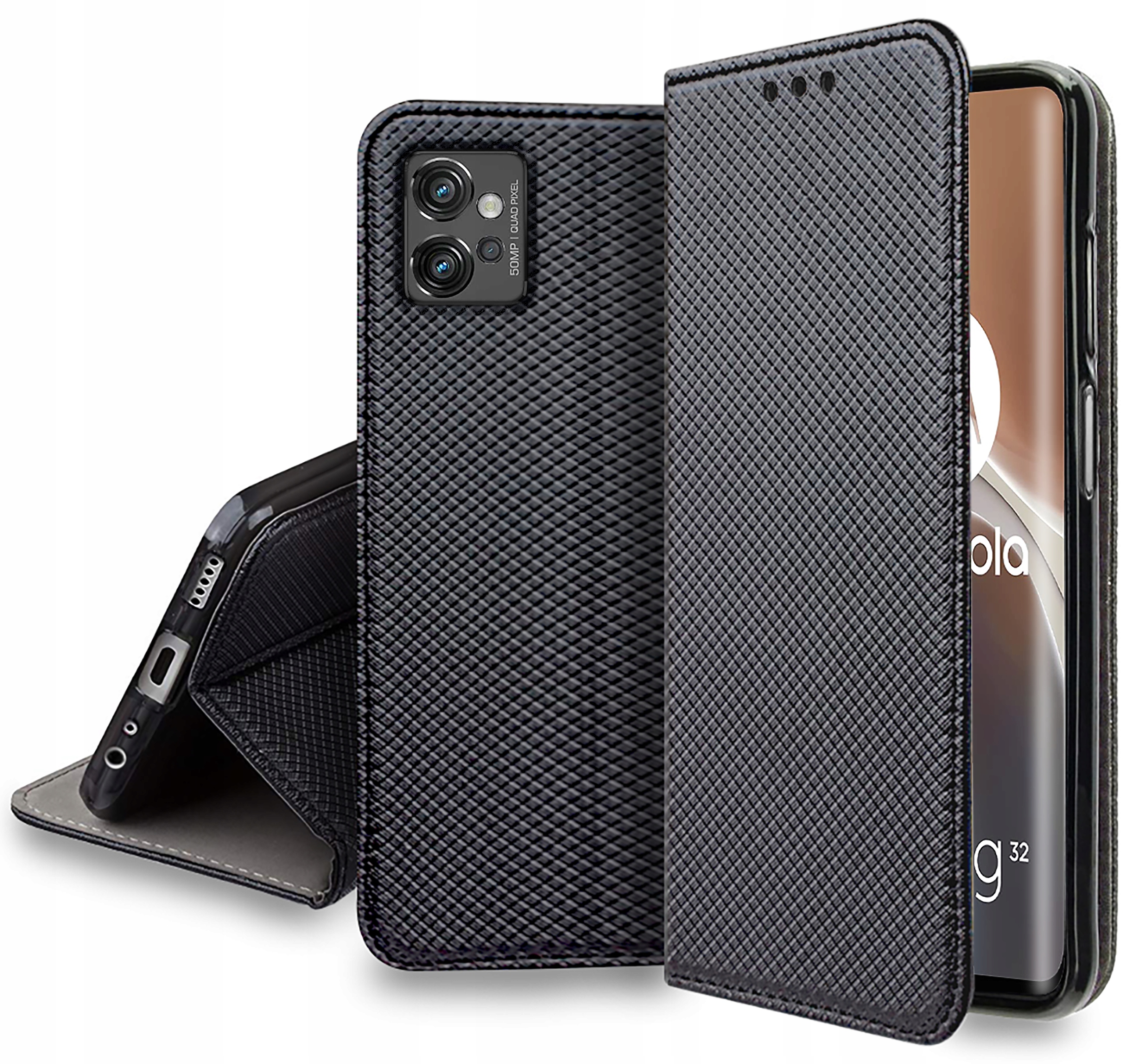 

Etui do Motorola Moto G32 Smart Magnet Szkło 9H