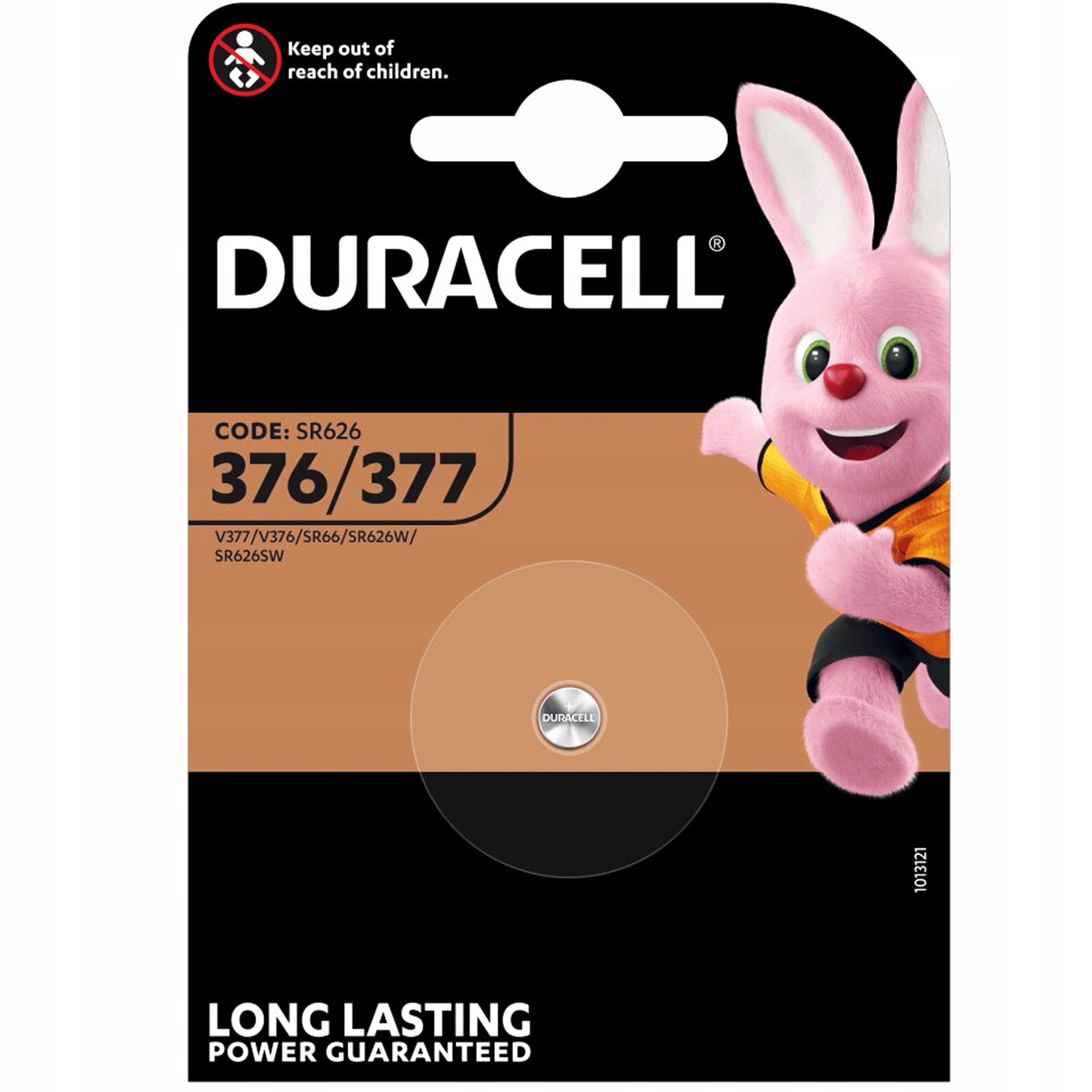 

1x Bateria srebrowa guzikowa Duracell 377