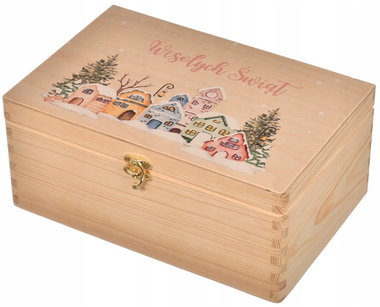 Elegantní Dárek v dřevěné krabičce