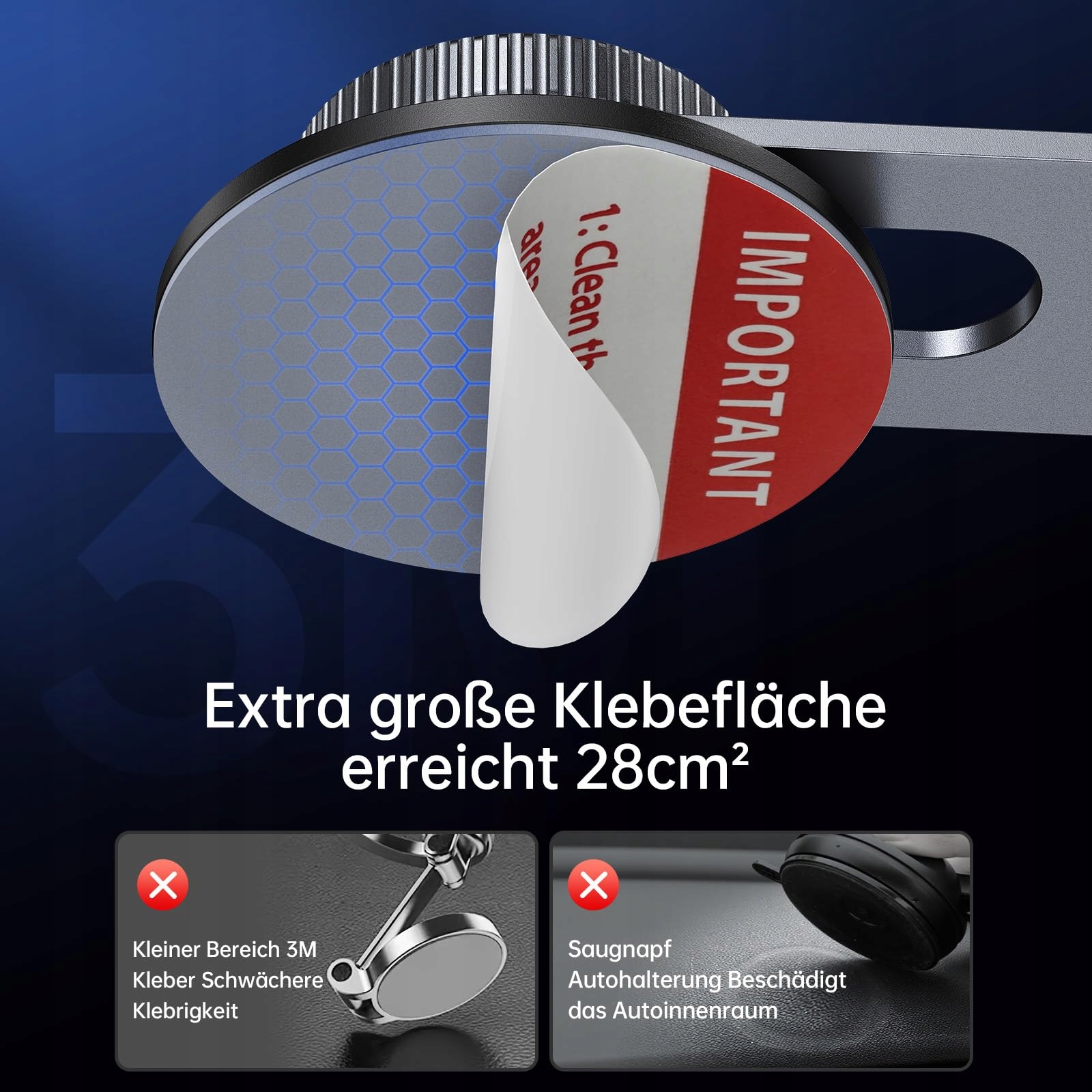 SYNCWIRE Uchwyt Samochodowy MagSafe Magnetyczny Do iPhone 15 Pro i Innych — miniatura 3