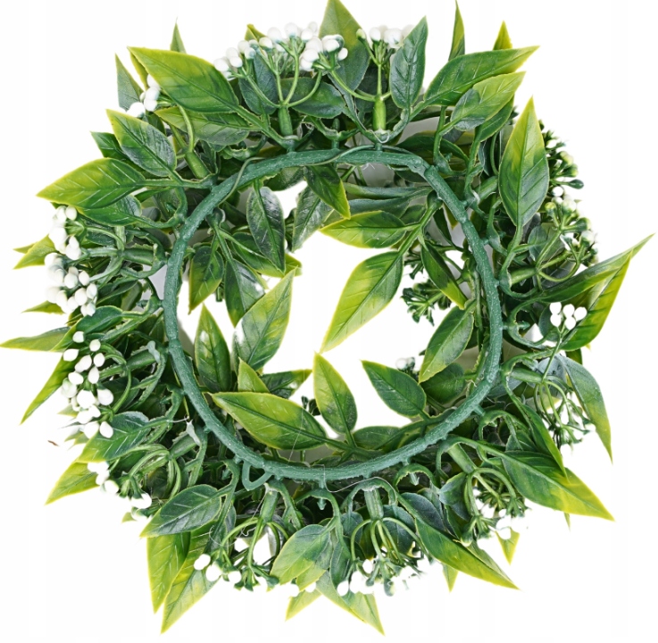 WIOSENNY WIANEK STROIK WIENIEC NA STÓŁ WIOSNA OZDOBA BIAŁY Marka inna