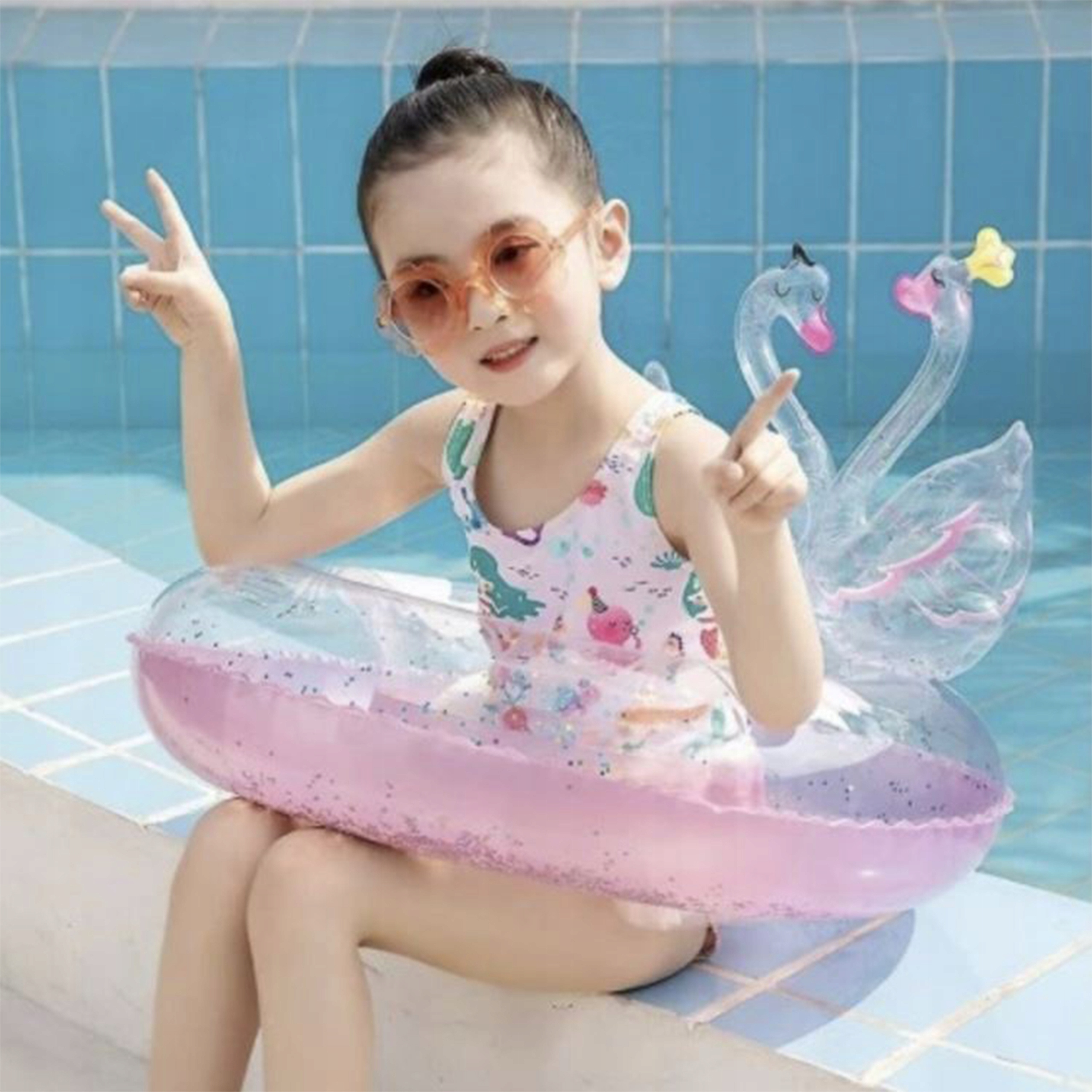 KOŁO DMUCHANE DO PŁYWANIA XL BASEN PLAŻA ŁABĘDZIE DLA DZIECI DOROSŁYCH 60cm Model KOŁO