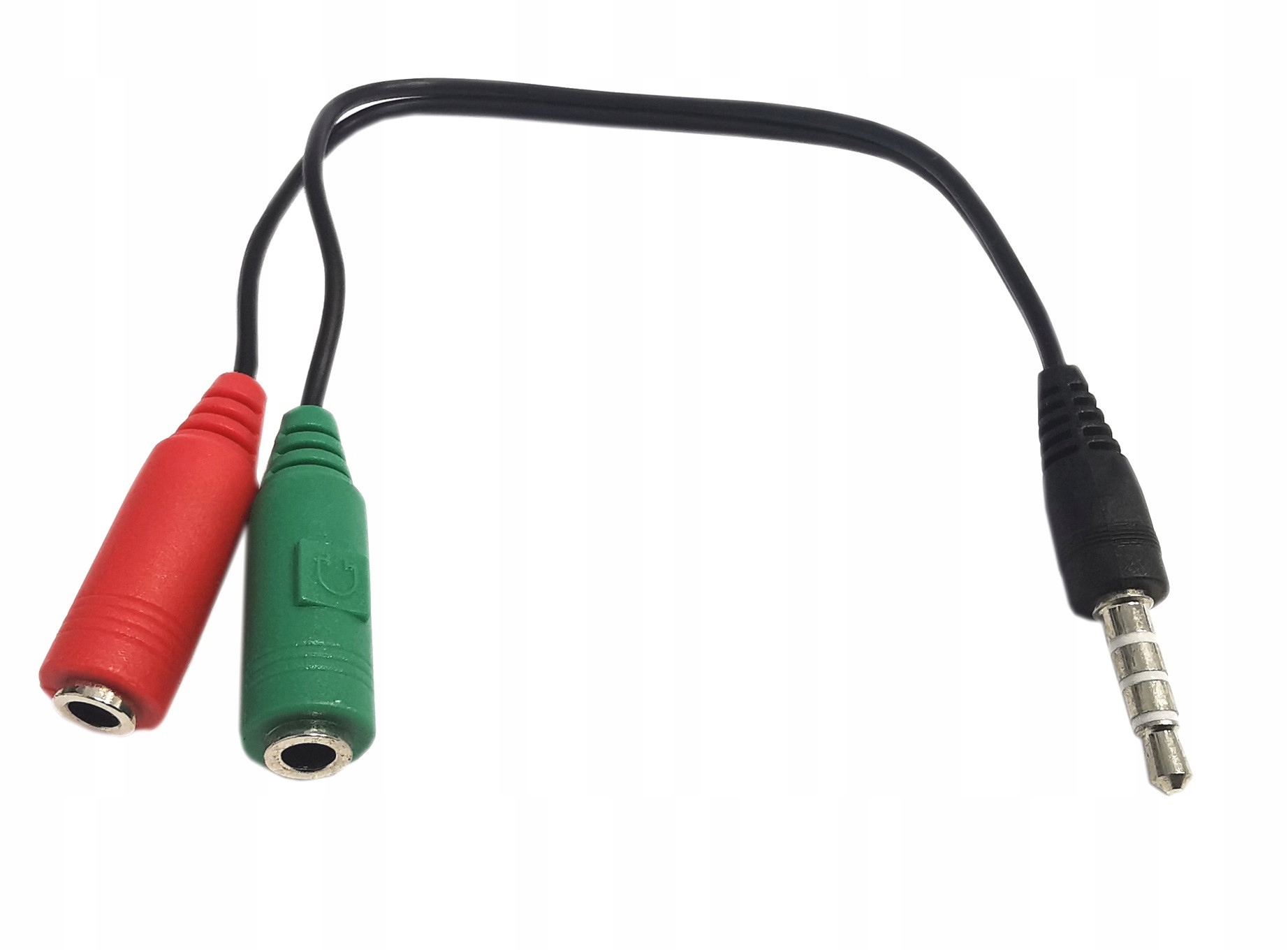 ADAPTER JACK WTYK 4PIN 3,5mm 2X GNIAZDO 3,5mm