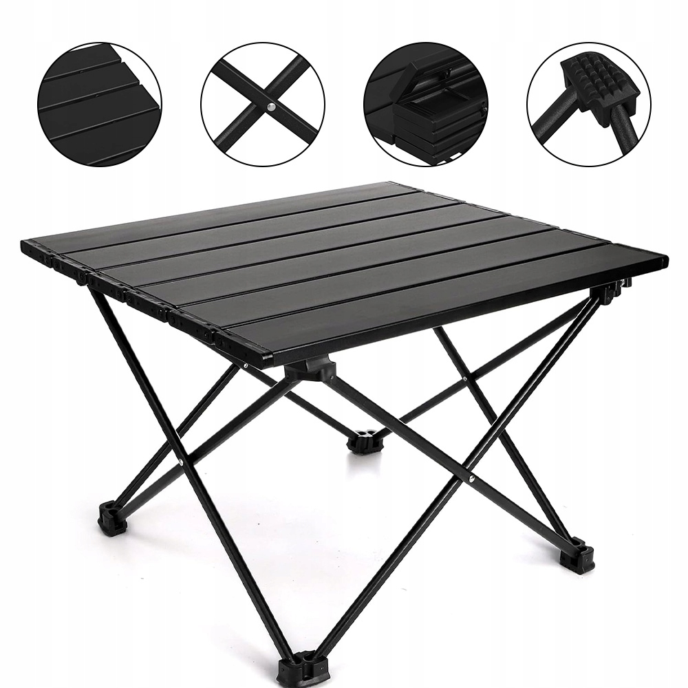 Turistický Stůl Bivakovací Skládací s Taškou pro přepravu 67 cm Lehký