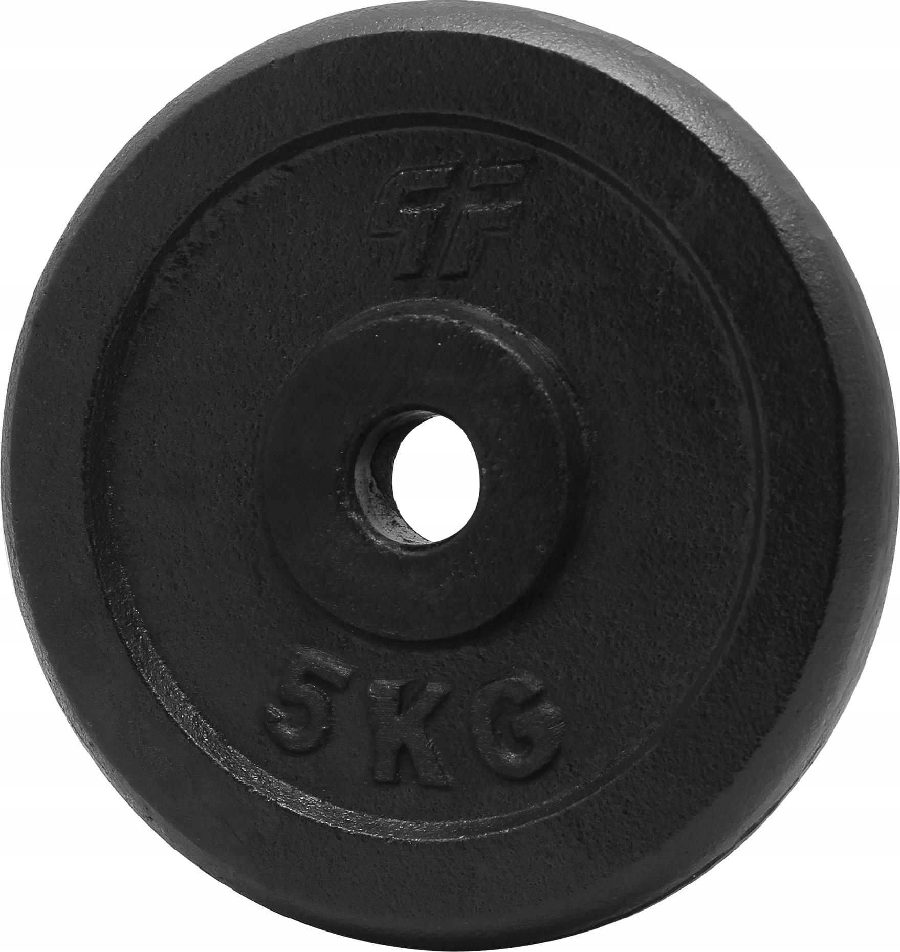 ZESTAW 80 kg OBCIĄŻENIE ŻELIWO KRĄŻKI TALERZE CZARNE ŻELIWNE PEŁNE 29MM Marka Platinum Fitness