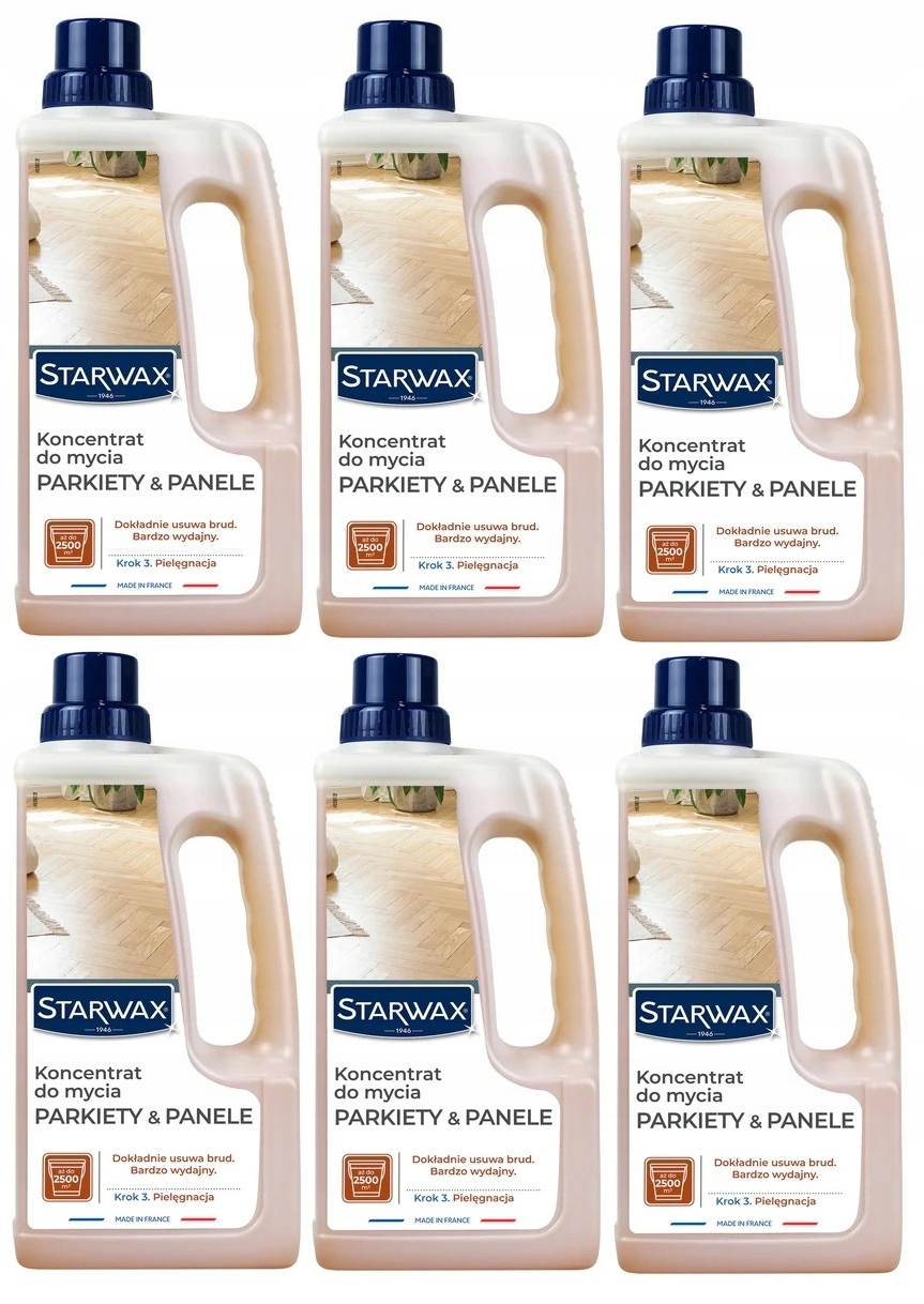 Levně 6xSTARWAX Koncentrát Parkety & Panely 1 L