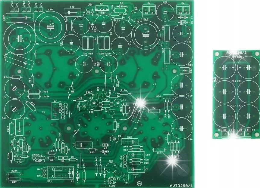 Усилитель трубки для наушников OTL, AVT3290 PCB