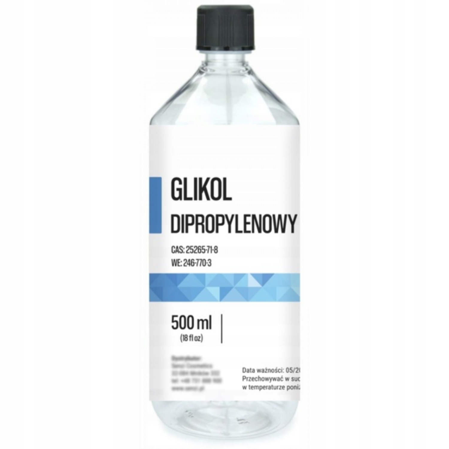Glikol Dipropylenowy Dpg Rozpuszczalnik Bezbarwny Do Kosmetyków 500ml