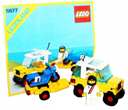 LEGO CITY TOWN 6677-2 INSTRUKCJA Motocross Racing ZESTAW UNIKAT