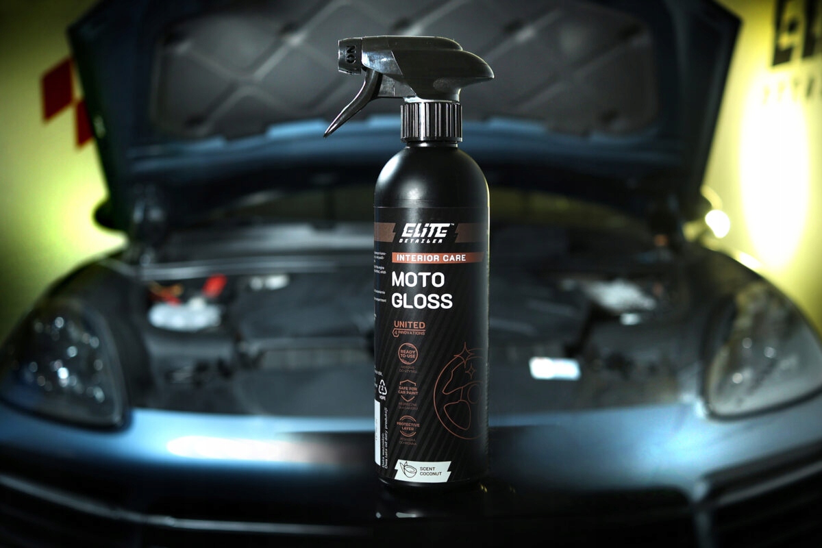 ELITE DETAILER _ MOTO GLOSS 500ML _ PRZYWRACA CZERŃ PLASTIKOM _ ED063 Producent Elite Detailer