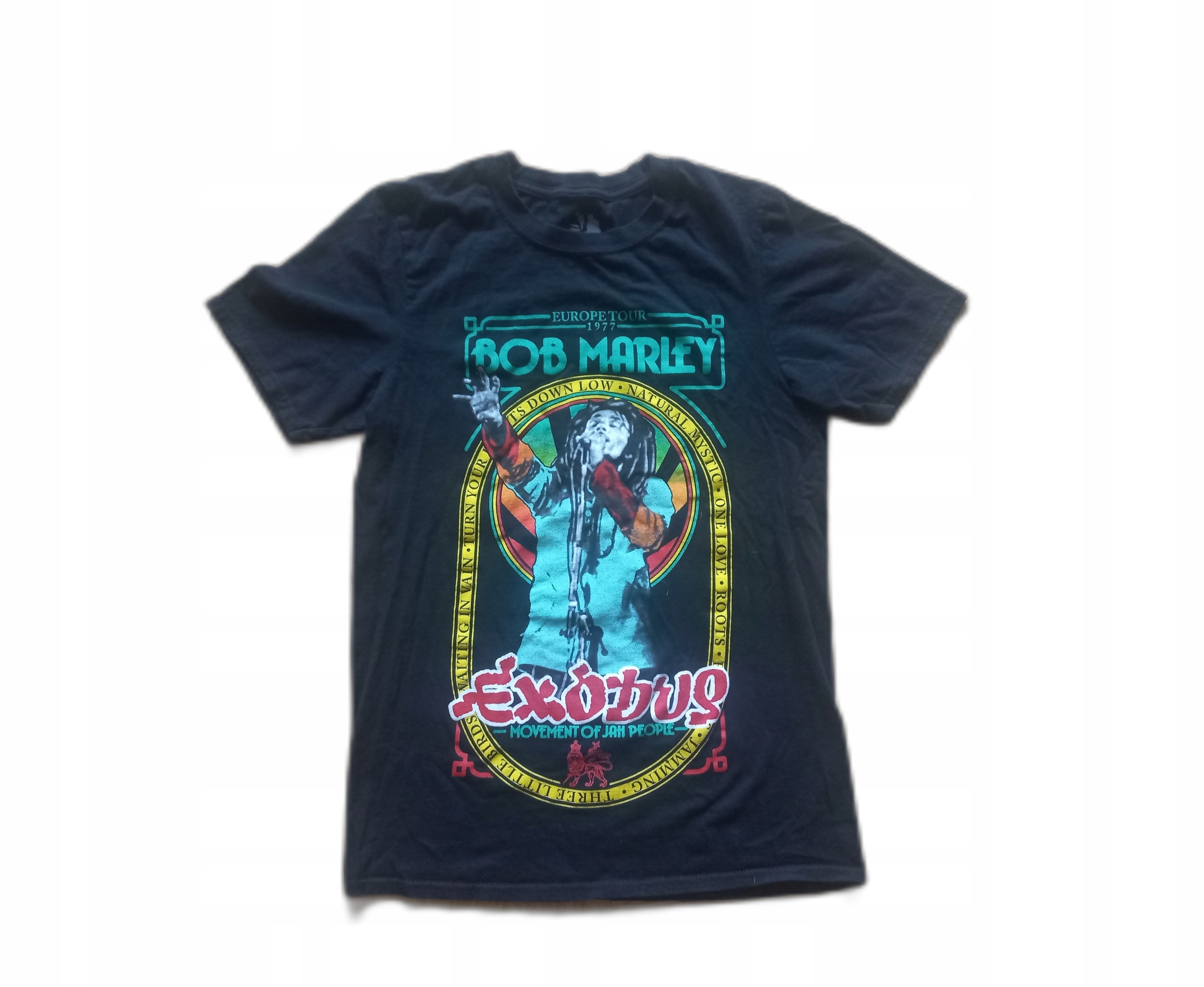BOB MARLEY - Exodus Europe Tour 1977 Zion koszulka S
