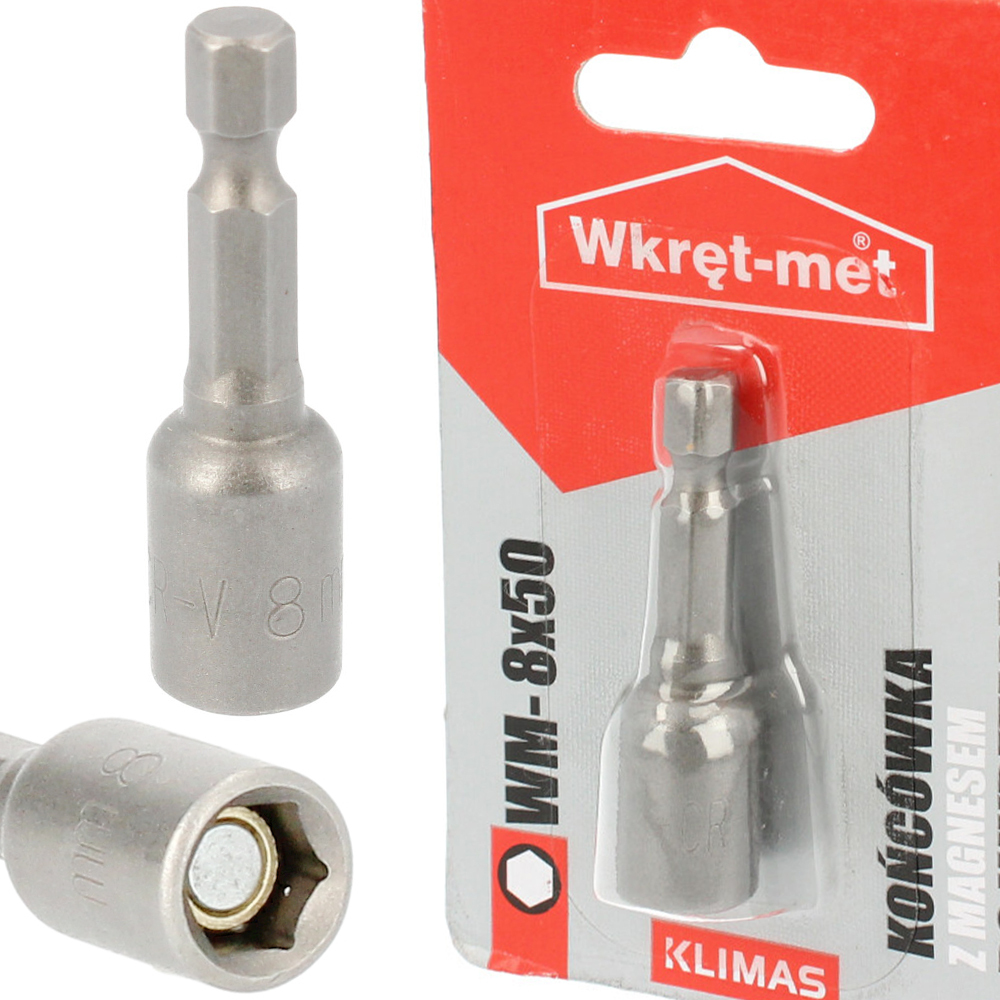 

Końcówka magnetyczna sześciokątna farmerów M8x50