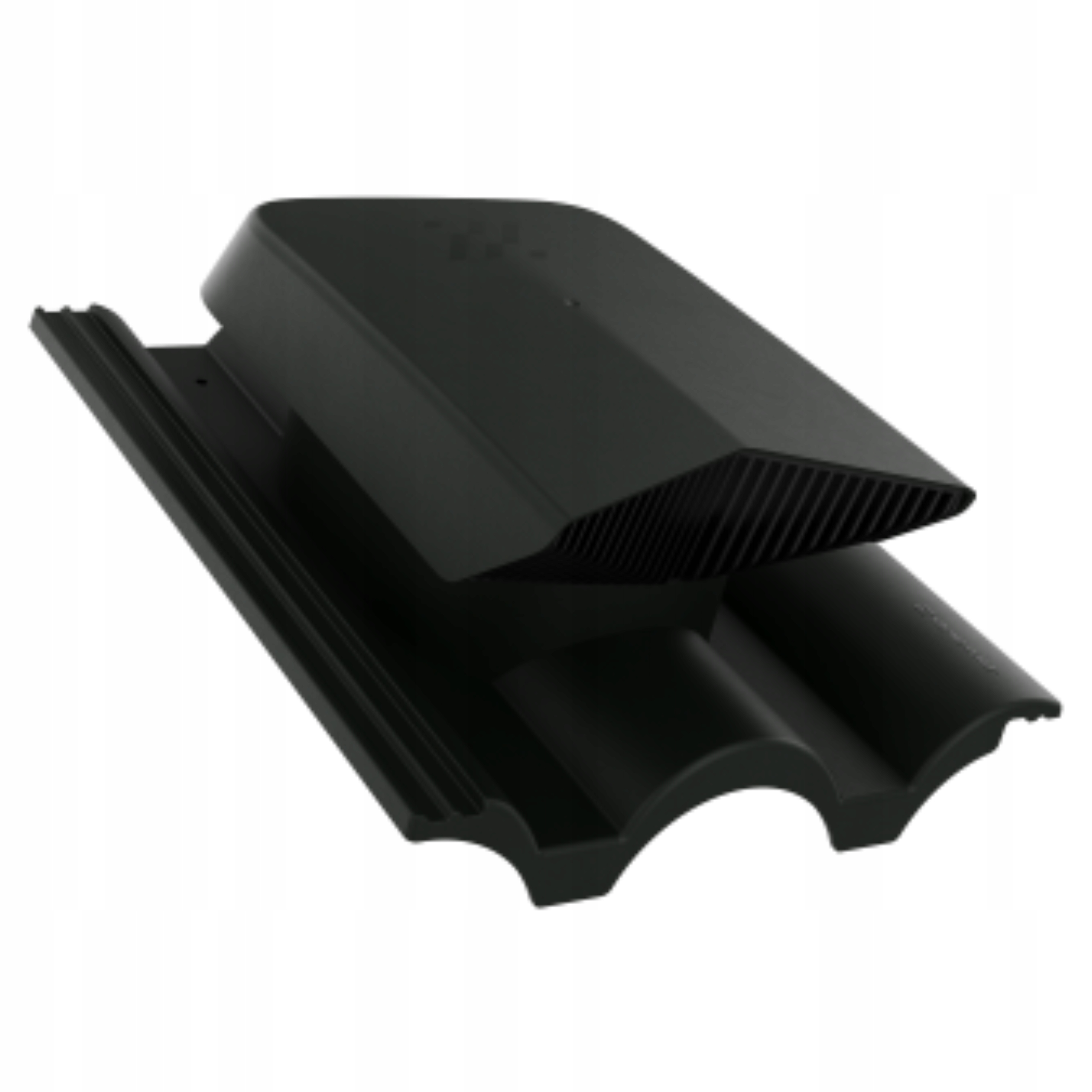 Ventilační střešní ventilátor Braas Grecka Tmavý Grafit