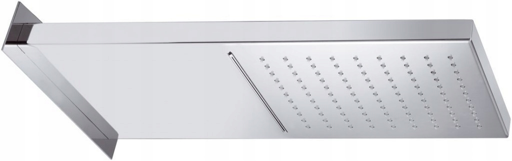 Nástenná hlavová sprcha s kaskádou, 500x200, nerez lesk (DC562) /sm/