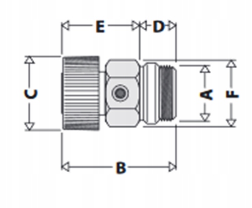 Odpowietrznik automatyczny Caleffi 1/2" Typ inny